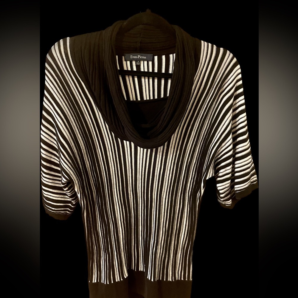 Evan Picone Short Sleeved Sweater Size S